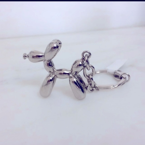 Accessories - BALLOON DOG KEYCHAIN Silver